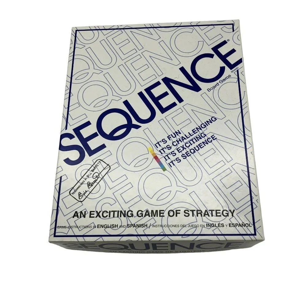 SEQUENCE- Original Game with Folding Board, Cards and Chips‎ by Jax
